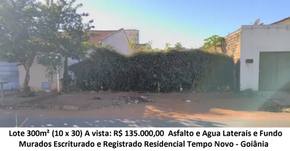 Lote/Terreno à venda, 300m² no Residencial Tempo Novo, Goiânia