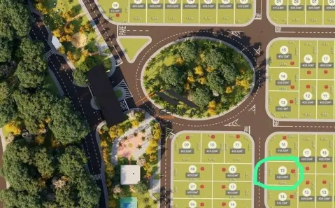 Lote/Terreno à venda, 423m² no Complexo Multifuncional Carareto, São José do Rio Preto