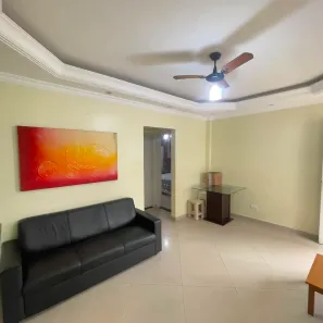 Apartamento com 1 Quarto para alugar, 48m² no Guilhermina, Praia Grande