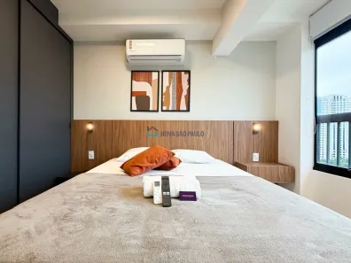 Apartamento com 1 Quarto para alugar, 26m² no Vila Cordeiro, São Paulo