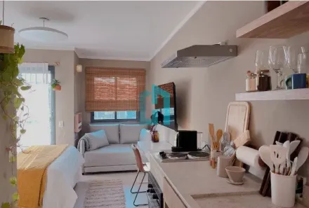 Apartamento com 1 Quarto para alugar, 27m² no Indianópolis, São Paulo