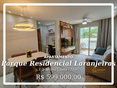 Apartamento com 2 Quartos à venda, 72m² no Parque Residencial Laranjeiras, Serra