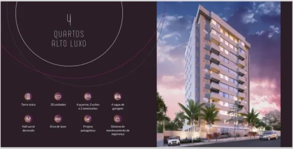 Apartamento com 4 Quartos à venda, 140m² no Serra, Belo Horizonte
