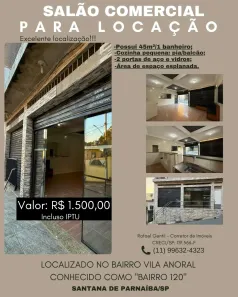 Ponto Comercial para alugar, 45m² no Vila Anoral, Santana de Parnaíba