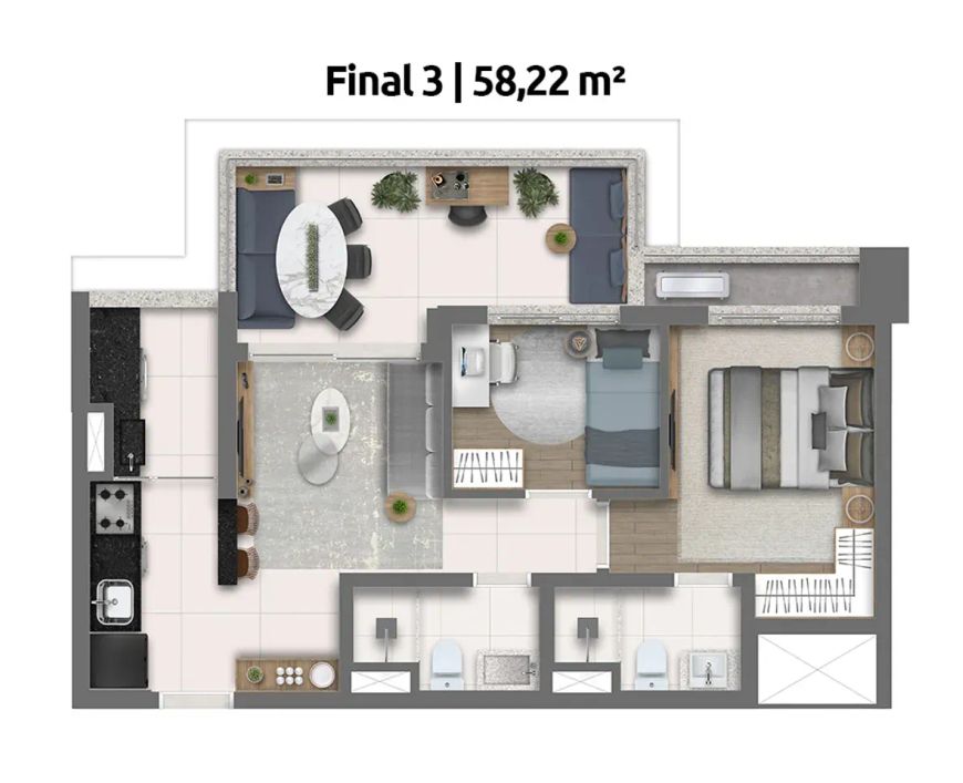 ROMA JD GUEDALA - APARTAMENTOS no Vila Progredior, São Paulo