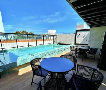 Flat com 1 Quarto para alugar, 19m² no Cabo Branco, João Pessoa