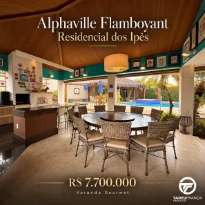 Casa de Condomínio com 5 Quartos à venda, 657m² no Residencial Alphaville Flamboyant, Goiânia