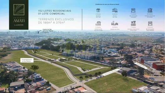 Lote/Terreno à venda, 228m² no Costeira, São José dos Pinhais
