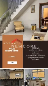 Casa com 2 Quartos à venda, 96m² no Vila Medeiros, São Paulo