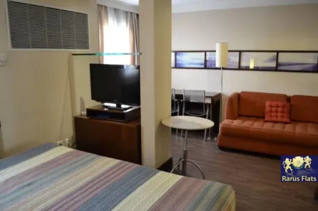 Flat com 1 Quarto para alugar, 29m² no Cerqueira César, São Paulo
