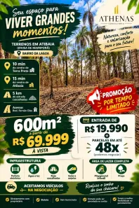 Lote/Terreno à venda, 600m² no Jardim Brasil, Atibaia