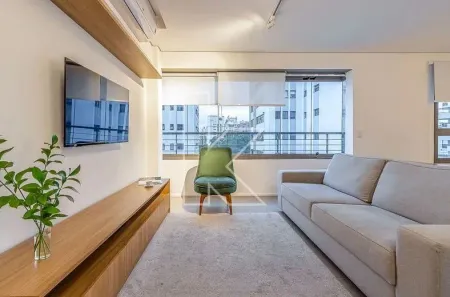 Apartamento com 1 Quarto para venda ou aluguel, 41m² no Vila Nova Conceição, São Paulo