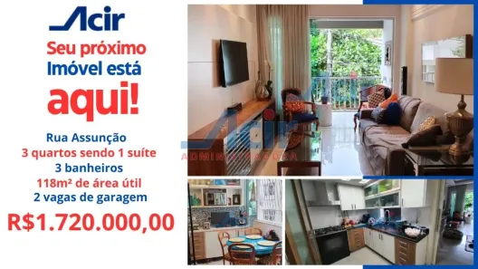 Apartamento com 3 Quartos à venda, 117m² no Botafogo, Rio de Janeiro