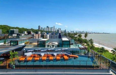 Flat com 1 Quarto à venda, 20m² no Cabo Branco, João Pessoa