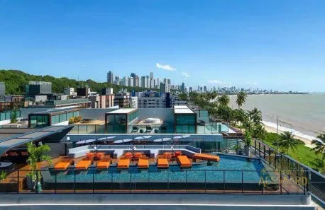 Flat com 1 Quarto à venda, 20m² no Cabo Branco, João Pessoa