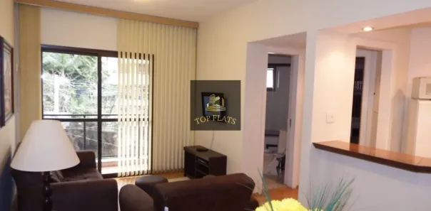 Flat com 1 Quarto para alugar, 40m² no Vila Nova Conceição, São Paulo