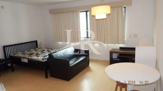 Flat com 1 Quarto para alugar, 30m² no Indianópolis, São Paulo