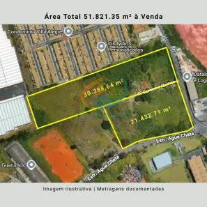Lote/Terreno à venda, 51821m² no Água Chata, Guarulhos