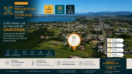 Casa com 3 Quartos à venda, 84m² no Campo D'una, Garopaba