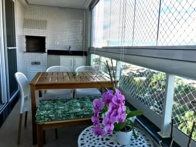 Apartamento com 4 Quartos para alugar, 158m² no Parque Residencial Aquarius, São José dos Campos