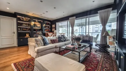 Apartamento com 3 Quartos para alugar, 182m² no Moema, São Paulo