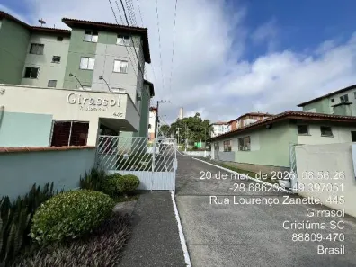 Apartamento com 2 Quartos à venda, 44m² no Santo Antônio, Criciúma