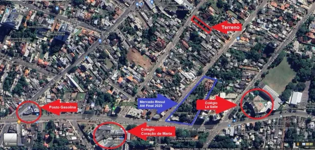 Lote/Terreno à venda, 638m² no Centro, Esteio