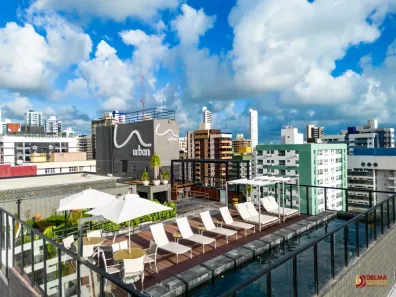 Flat com 2 Quartos à venda, 58m² no Tambaú, João Pessoa
