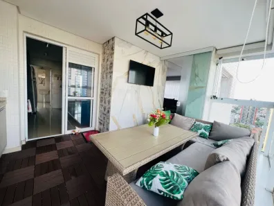 Apartamento com 4 Quartos para alugar, 140m² no Jardim, Santo André