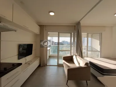 Apartamento com 1 Quarto para alugar, 33m² no Santo Amaro, São Paulo