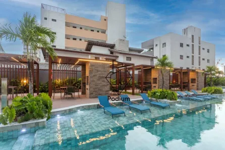 Flat com 1 Quarto à venda, 37m² no Ponta de Campina, Cabedelo