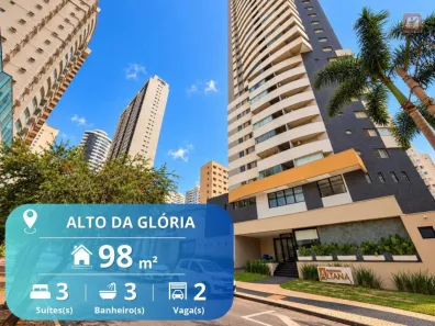 Apartamento com 3 Quartos para alugar, 98m² no Alto da Glória, Goiânia