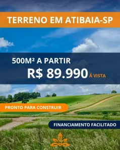 Lote/Terreno à venda, 500m² no Centro, Bragança Paulista