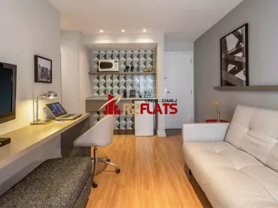 Flat com 1 Quarto para alugar, 35m² no Indianópolis, São Paulo