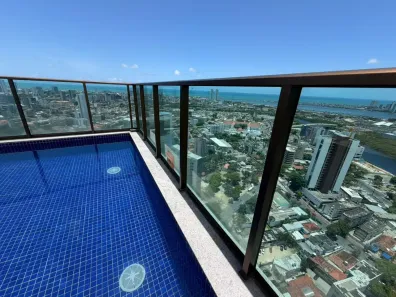 Apartamento com 1 Quarto para alugar, 28m² no Ilha do Leite, Recife