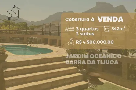Cobertura com 3 Quartos à venda, 342m² no Barra da Tijuca, Rio de Janeiro