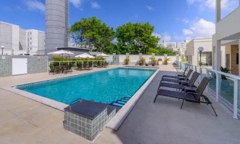 Apartamento com 2 Quartos para alugar, 59m² no Centro, Lauro de Freitas
