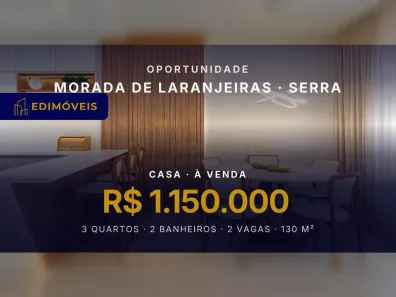 Casa com 3 Quartos à venda, 130m² no Morada de Laranjeiras, Serra