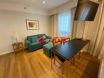 Flat com 1 Quarto para alugar, 33m² no Moema, São Paulo