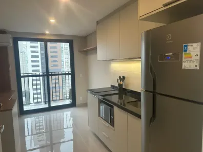 Apartamento com 1 Quarto para alugar, 27m² no Campo Belo, São Paulo