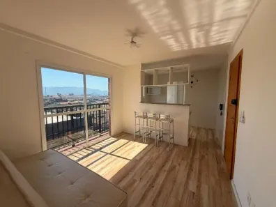 Apartamento com 1 Quarto para alugar, 50m² no Vila Mathias, Santos