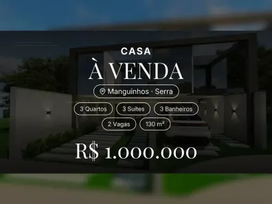 Casa com 3 Quartos à venda, 130m² no Manguinhos, Serra