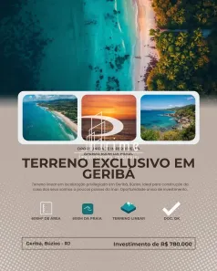 Lote/Terreno à venda, 600m² no , Armação dos Búzios