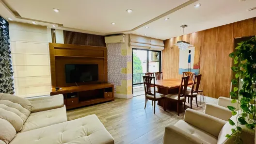 Apartamento com 2 Quartos para alugar, 83m² no Loteamento João Batista Julião, Guarujá