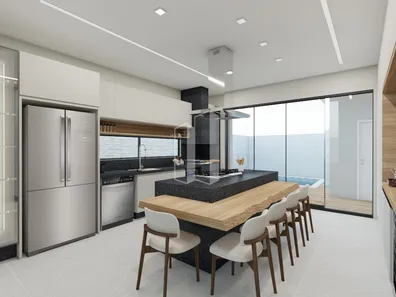 Casa de Condomínio com 3 Quartos à venda, 164m² no Jardins Bolonha, Senador Canedo
