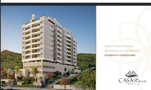 Apartamento com 3 Quartos à venda, 99m² no Saco Grande, Florianópolis