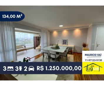 Apartamento com 3 Quartos à venda, 134m² no Jardim Olympia, São Paulo
