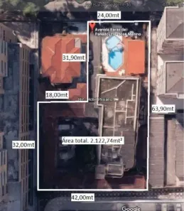 Lote/Terreno à venda, 2123m² no José Menino, Santos