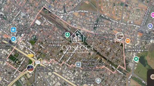 Lote/Terreno à venda, 600m² no Custódio Pereira, Uberlândia