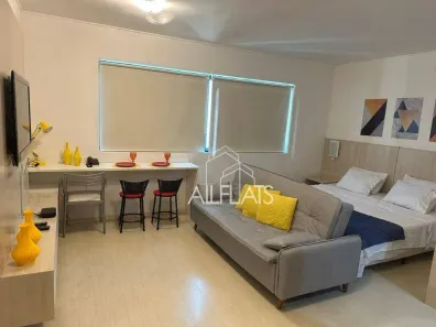 Flat com 1 Quarto para alugar, 28m² no Indianópolis, São Paulo